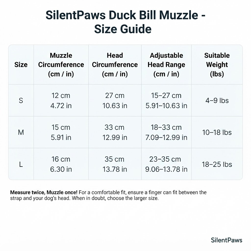SilentPaws - Duck Muzzle